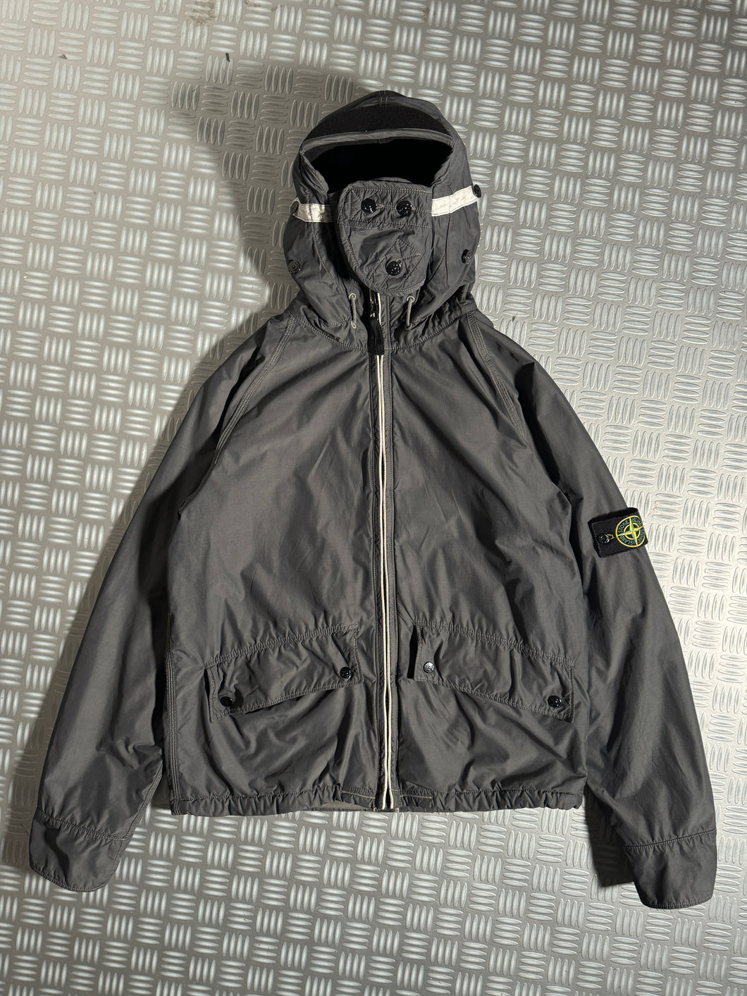 Stone Island Riot Mask Hooded Jacket - Large