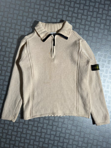 Early 2000's Stone Island Knitted 1/4 Zip Sweater