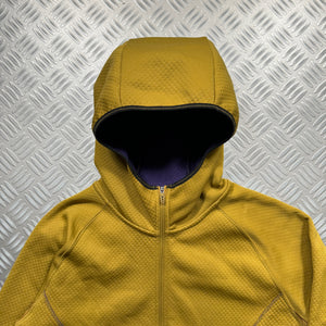 Nike x Undercover Gyakusou Yellow Mesh Hoodie - Small