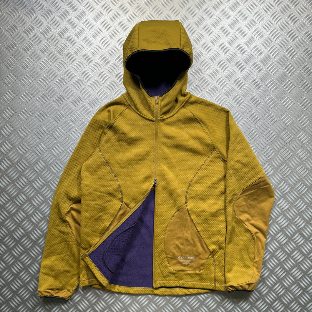 Nike x Undercover Gyakusou Yellow Mesh Hoodie - Small