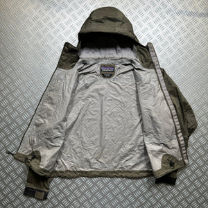 Early 2000's Patagonia Khaki Green Shell Jacket - Small