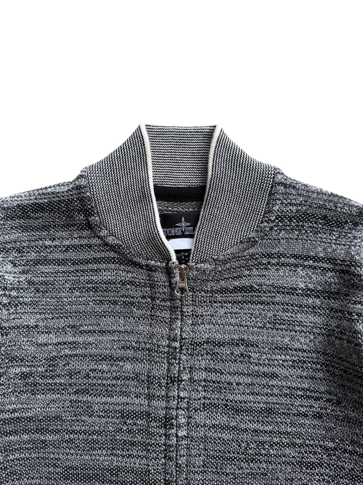 SS16’ Stone Island Shadow Project Grey Woven Zip Cardigan