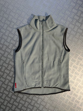 Carica l&#39;immagine nel visualizzatore di Gallery, Early 2000&#39;s Prada Sport Duck Egg Baby Blue/Grey Fleece Vest - Womens 6-8