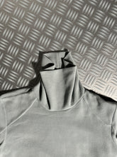 Carica l&#39;immagine nel visualizzatore di Gallery, Early 2000&#39;s Prada Sport Duck Egg Baby Blue/Grey Roll Neck Fleece - Womens 6-8