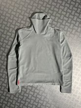 Charger l&#39;image dans la galerie, Early 2000&#39;s Prada Sport Duck Egg Baby Blue/Grey Roll Neck Fleece