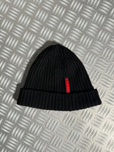 Load image into Gallery viewer, Early 2000&#39;s Prada Sport Jet Black Knitted Beanie