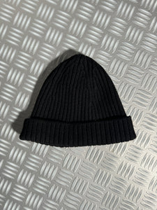 Early 2000's Prada Sport Jet Black Knitted Beanie