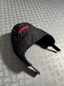 Early 2000's Prada Sport Padded Nylon Dog Ear Flight Cap