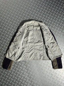 Early 2000's Prada Sport Split Panel Reversible Nylon Jacket - Womens 6-8