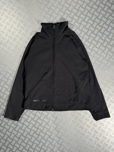 Early 2000's Nike 24/7 365 Jet Black Panelled Track Jacket