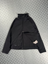 Load image into Gallery viewer, Early 2000&#39;s Nike 24/7 365 Jet Black Panelled Track Jacket