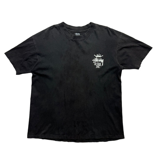 Early 2000's Stüssy Old Skool Tee - Medium