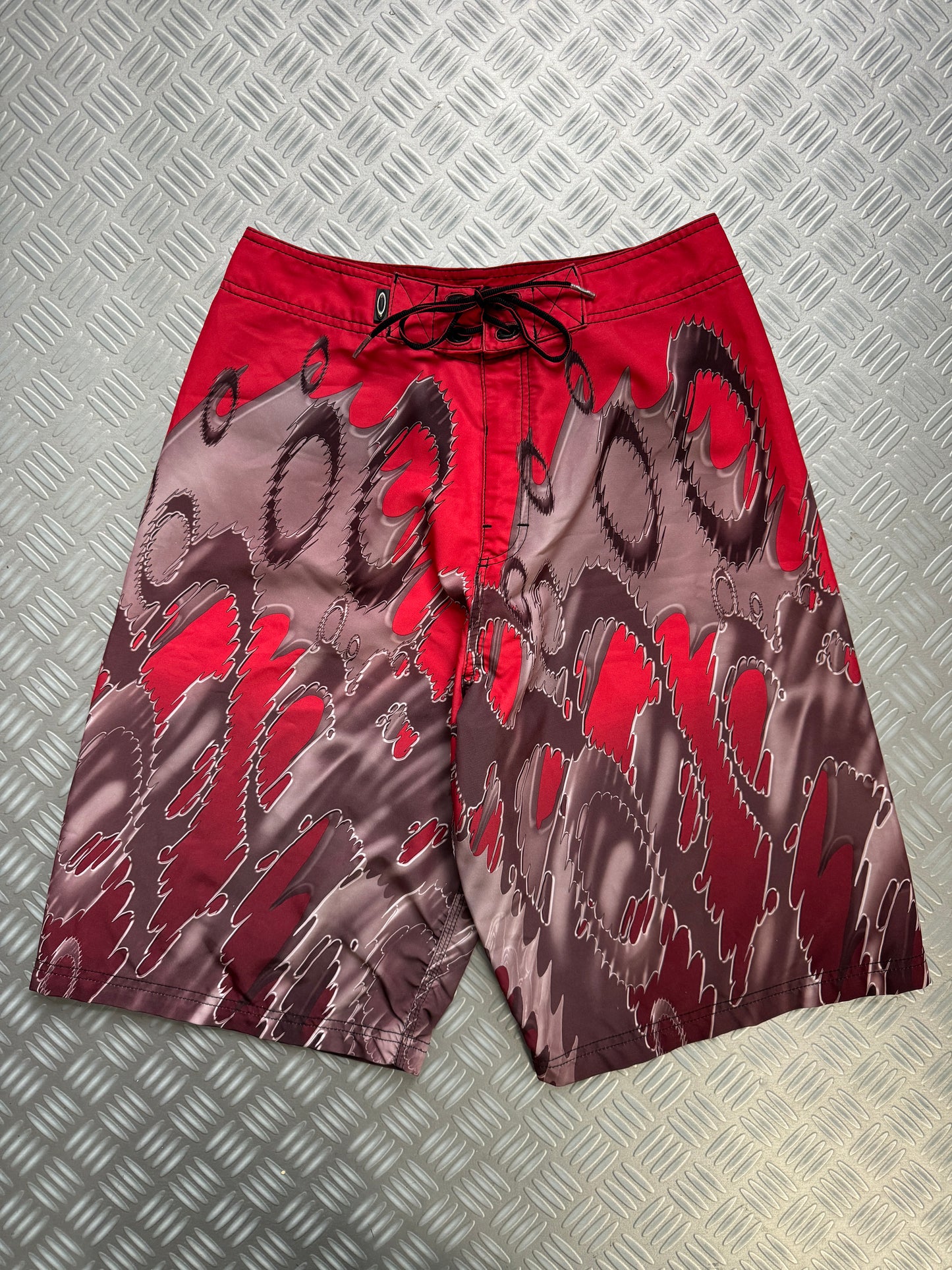 Early 2000's Oakley All Over Print Board Shorts
