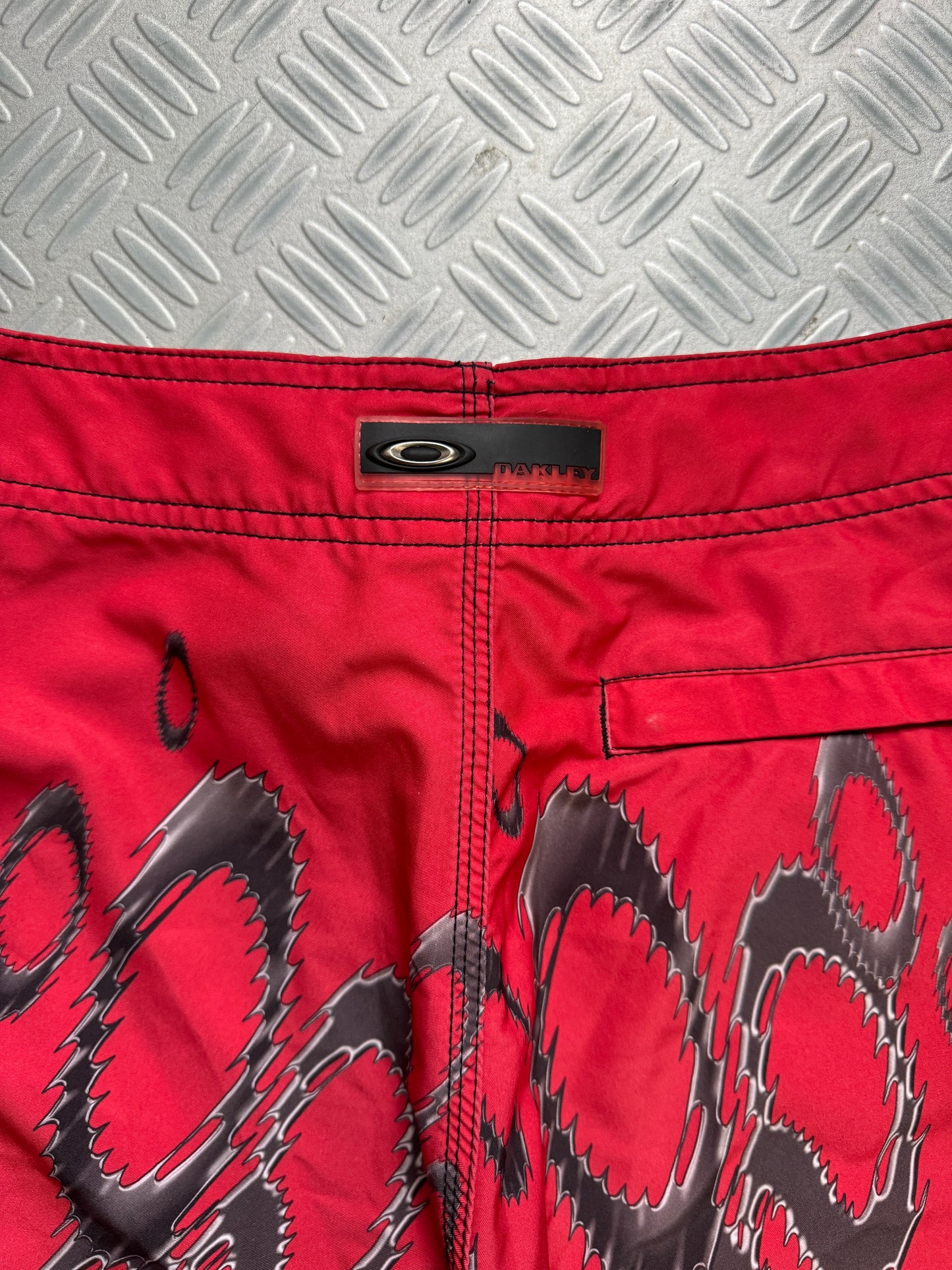 Early 2000's Oakley All Over Print Board Shorts
