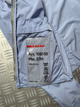 Load image into Gallery viewer, SS00&#39; Prada Sport Baby Blue Nylon Padded Biker Jacket