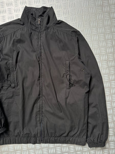 Early 2000's Prada Sport Jet Black Harrington Jacket - Extra Large