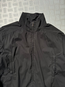 Early 2000's Prada Sport Jet Black Harrington Jacket - Extra Large