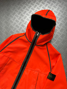 AW05' Stone Island Fluorescent Orange Reversible Jacket - Medium / Large