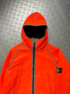 AW05' Stone Island Fluorescent Orange Reversible Jacket - Medium / Large