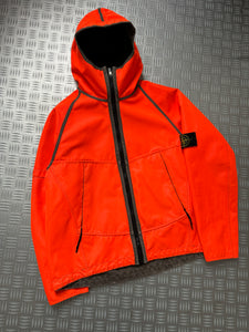 AW05' Stone Island Fluorescent Orange Reversible Jacket - Medium / Large