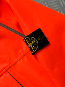 AW05' Stone Island Fluorescent Orange Reversible Jacket - Medium / Large