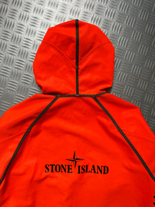 AW05' Stone Island Fluorescent Orange Reversible Jacket - Medium / Large