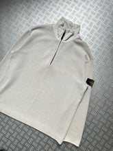 Carica l&#39;immagine nel visualizzatore di Gallery, Late 1990&#39;s Stone Island Ribbed Cotton 1/4 Zip - Extra Large