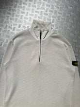 Carica l&#39;immagine nel visualizzatore di Gallery, Late 1990&#39;s Stone Island Ribbed Cotton 1/4 Zip - Extra Large