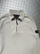 Carica l&#39;immagine nel visualizzatore di Gallery, Late 1990&#39;s Stone Island Ribbed Cotton 1/4 Zip - Extra Large