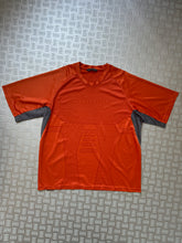 Carica l&#39;immagine nel visualizzatore di Gallery, Early 2000&#39;s Salomon Bright Orange Futuristic Graphic Tee - Extra Large