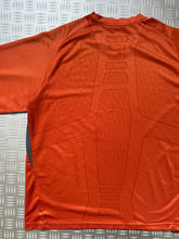 Load image into Gallery viewer, Early 2000&#39;s Salomon Bright Orange Futuristic Graphic Tee - Extra Large