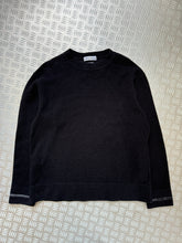 画像をギャラリービューアに読み込む, Early 2000&#39;s Stone Island Cuff Spellout Knitted Crewneck - Large