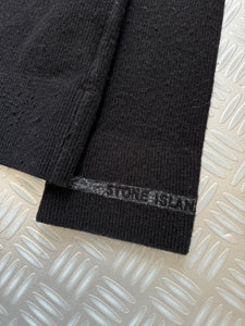 Early 2000's Stone Island Cuff Spellout Knitted Crewneck - Large