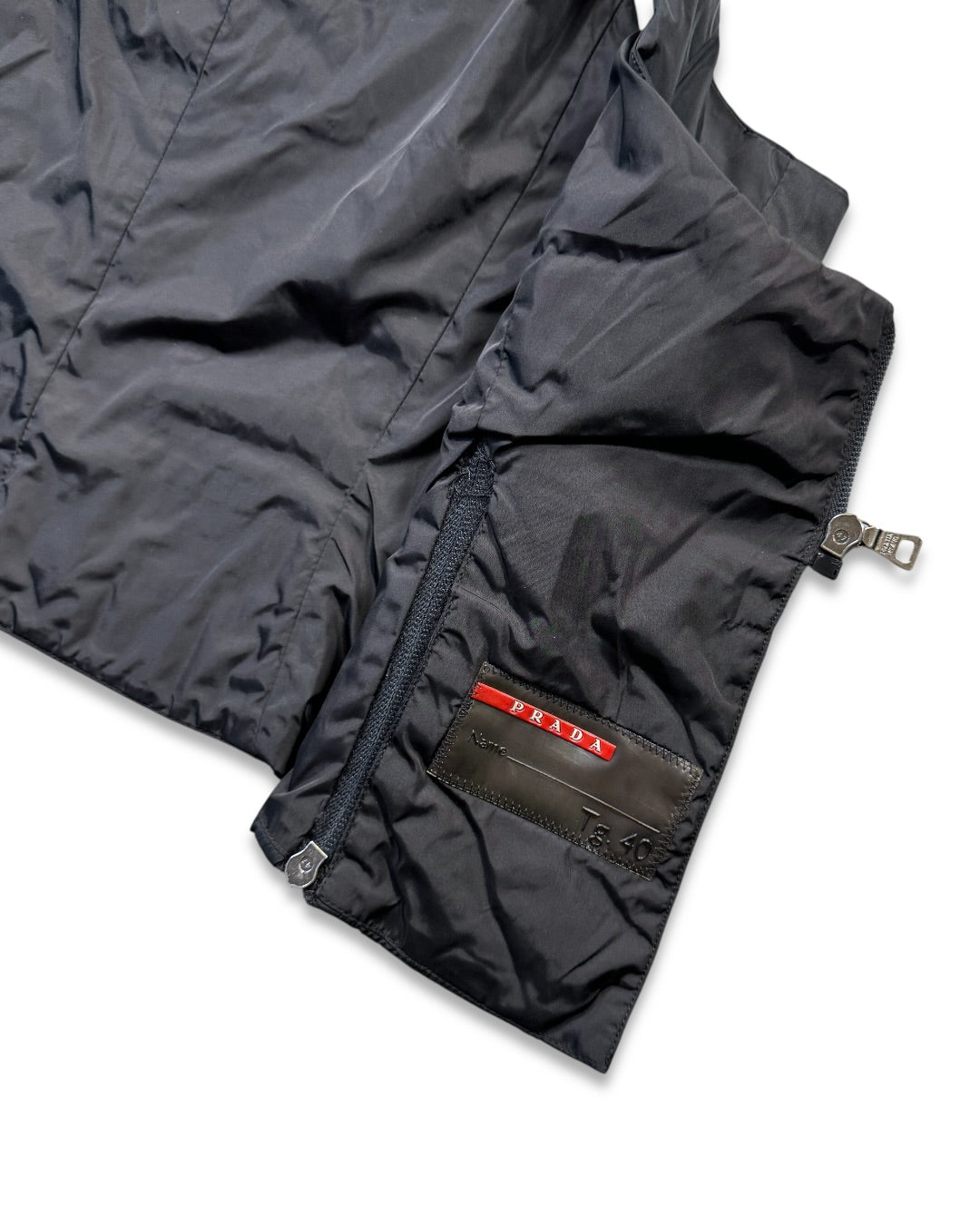 AW99' Prada Sport Jet Black Technical Vest