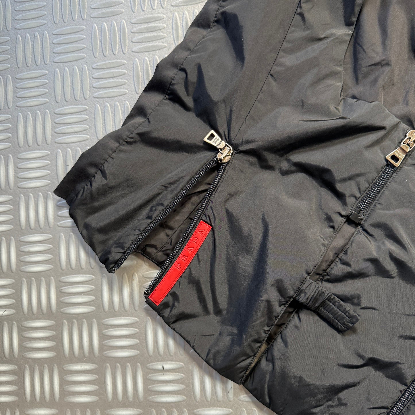AW99' Prada Sport Jet Black Technical Vest