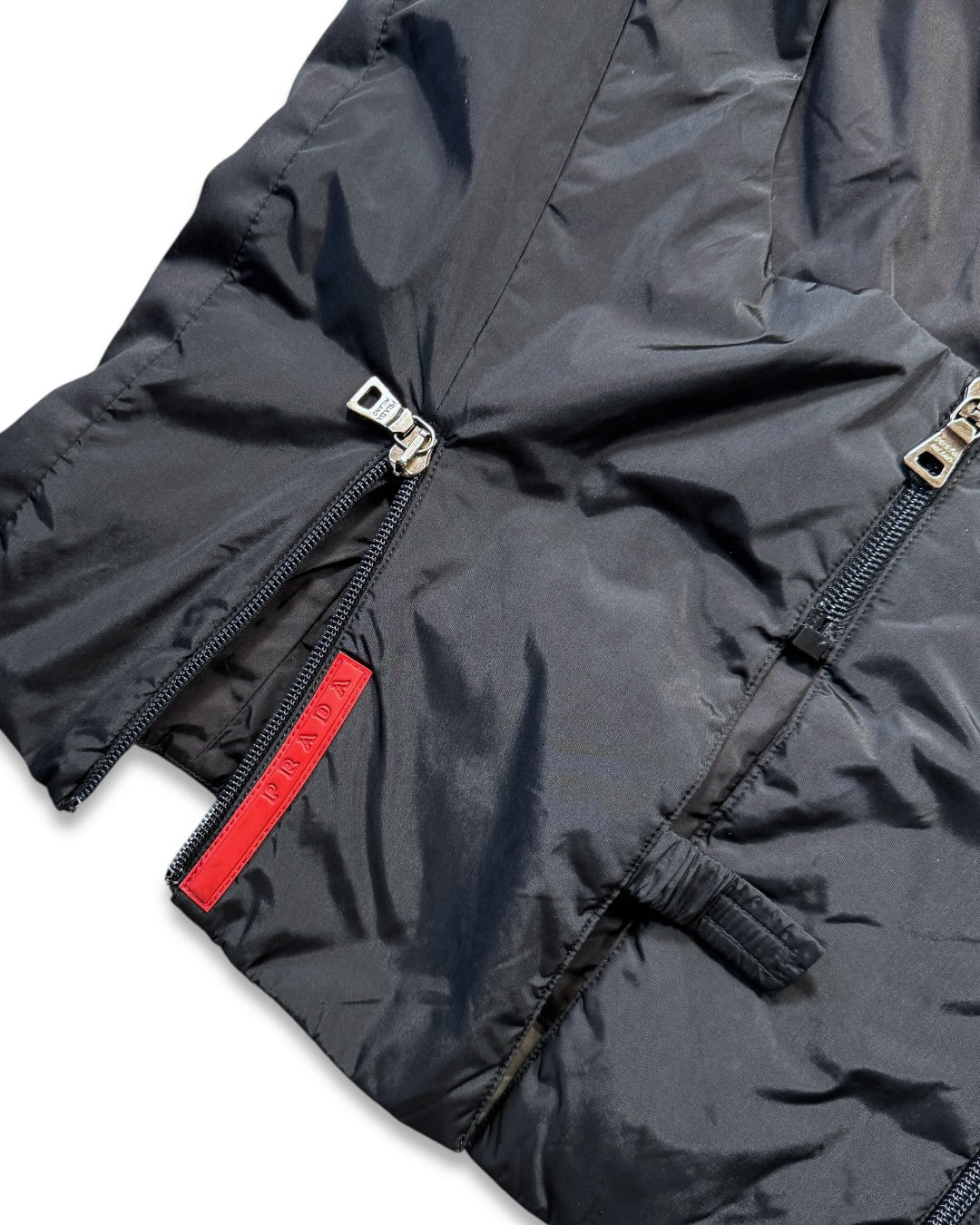 AW99' Prada Sport Jet Black Technical Vest