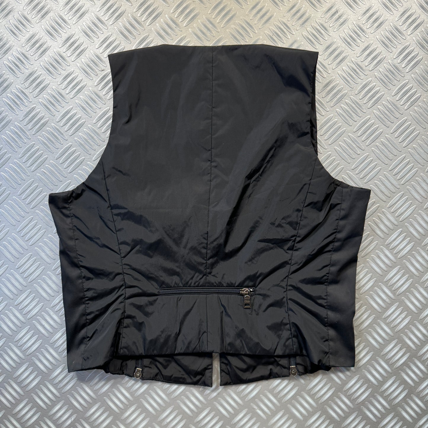 AW99' Prada Sport Jet Black Technical Vest
