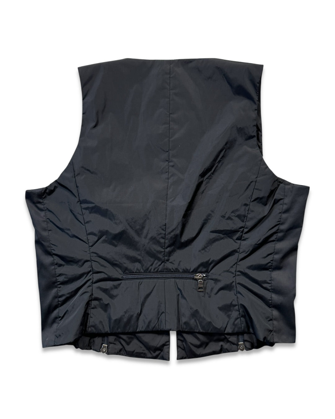AW99' Prada Sport Jet Black Technical Vest
