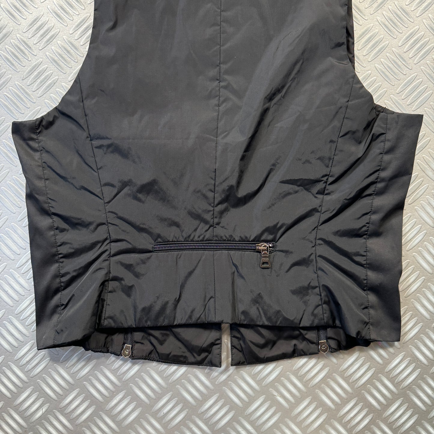 AW99' Prada Sport Jet Black Technical Vest