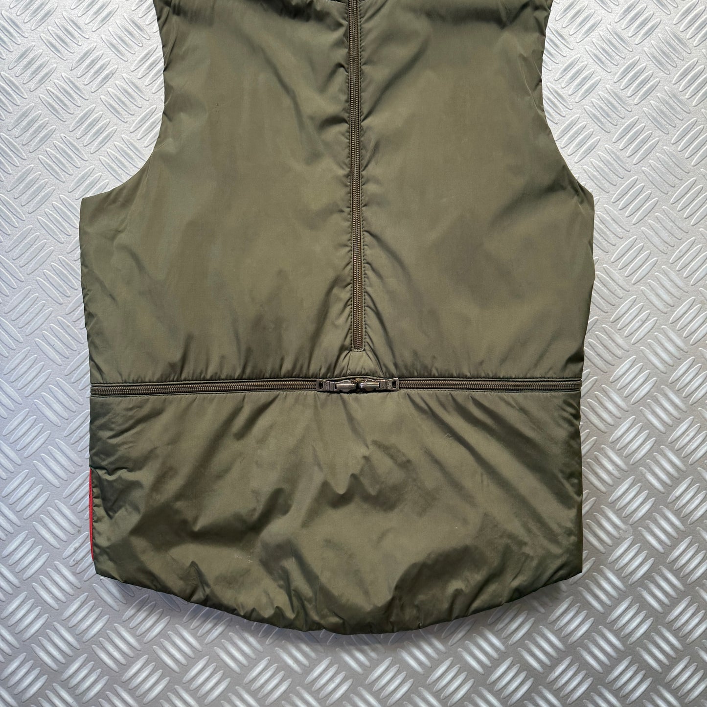 FW99' Prada Sport Packable Hooded Pullover Vest - Small / Medium