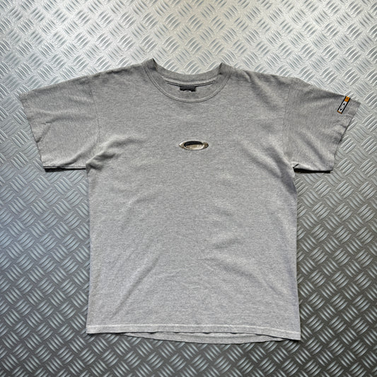 Early 2000's Oakley Grey Graphic Tee
