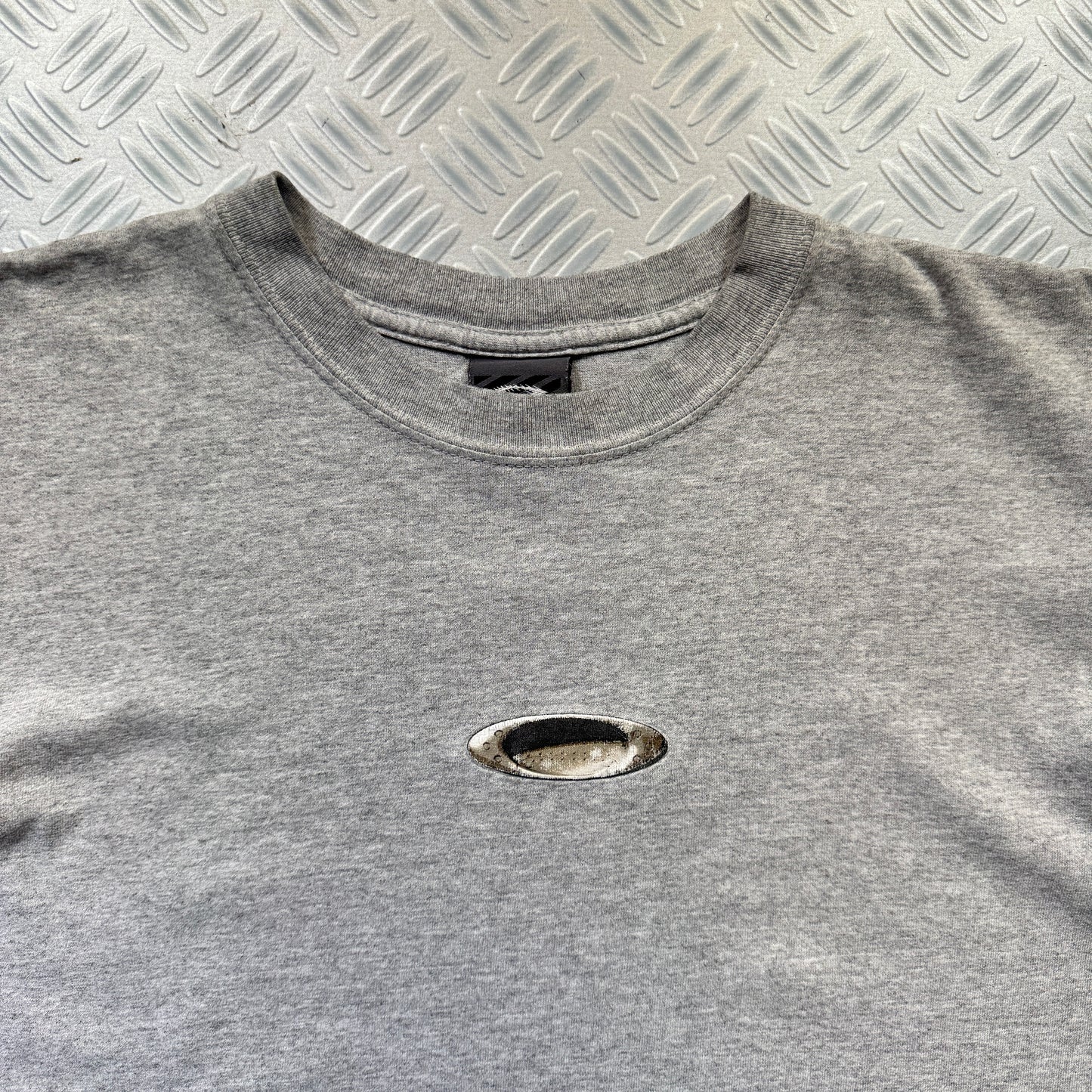 Early 2000's Oakley Grey Graphic Tee