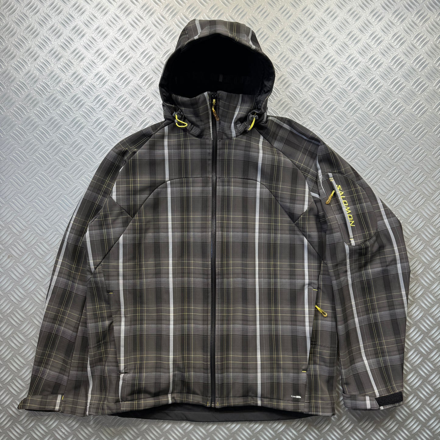 Early 2000's Salomon Plaid Soft Shell Jacket - Large / Extra Large