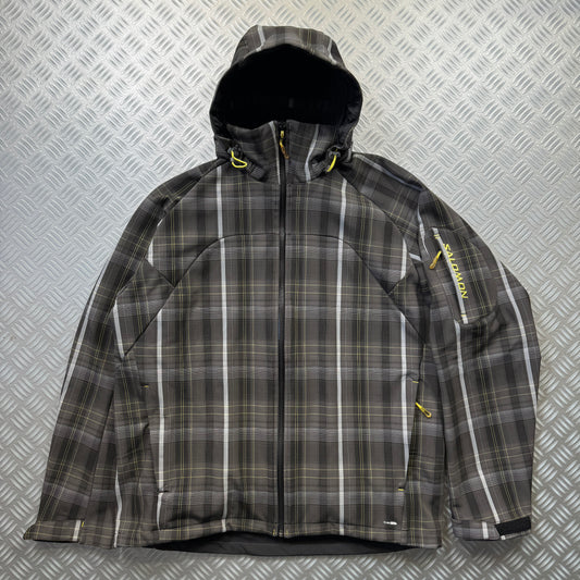 Early 2000's Salomon Plaid Soft Shell Jacket - Large / Extra Large