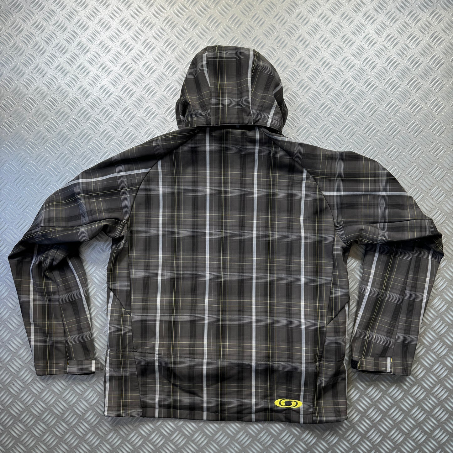 Early 2000's Salomon Plaid Soft Shell Jacket - Large / Extra Large