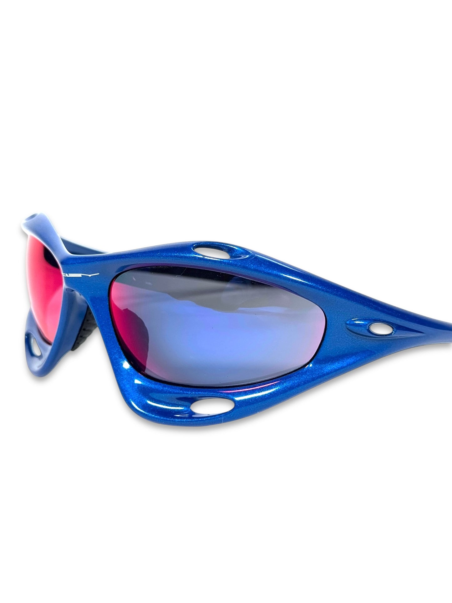 Oakley Racing Jacket Blue/Red Sunglasses