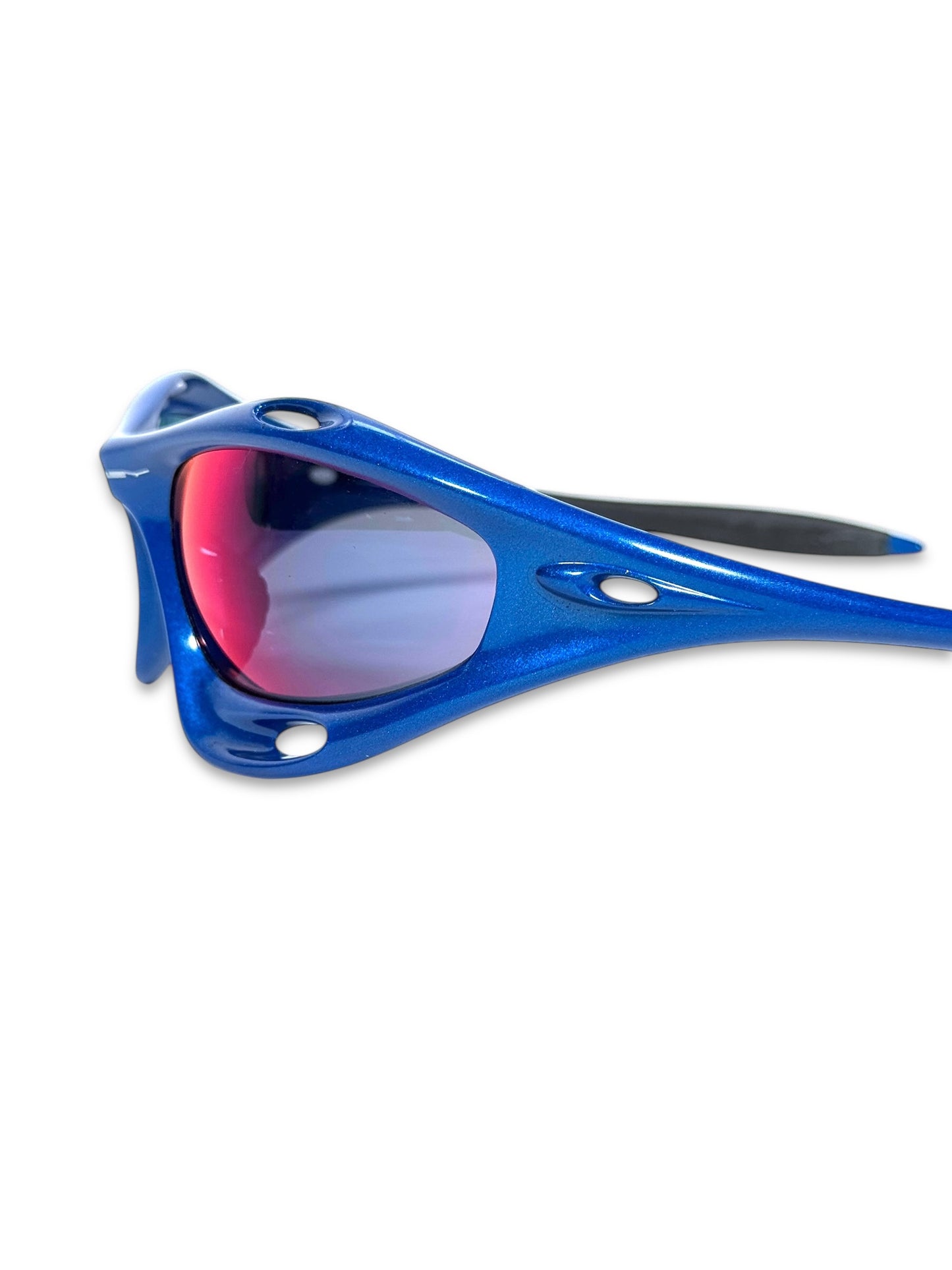Oakley Racing Jacket Blue/Red Sunglasses