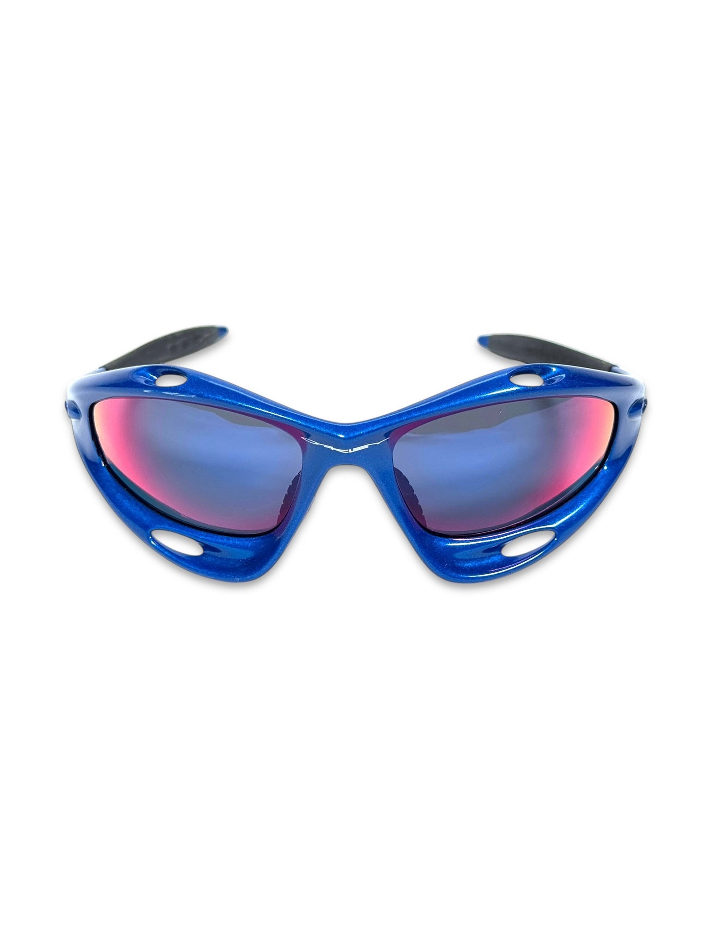 Oakley Racing Jacket Blue/Red Sunglasses