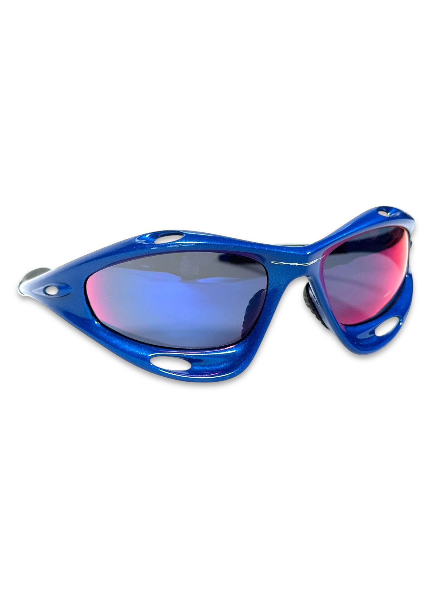 Oakley Racing Jacket Blue/Red Sunglasses