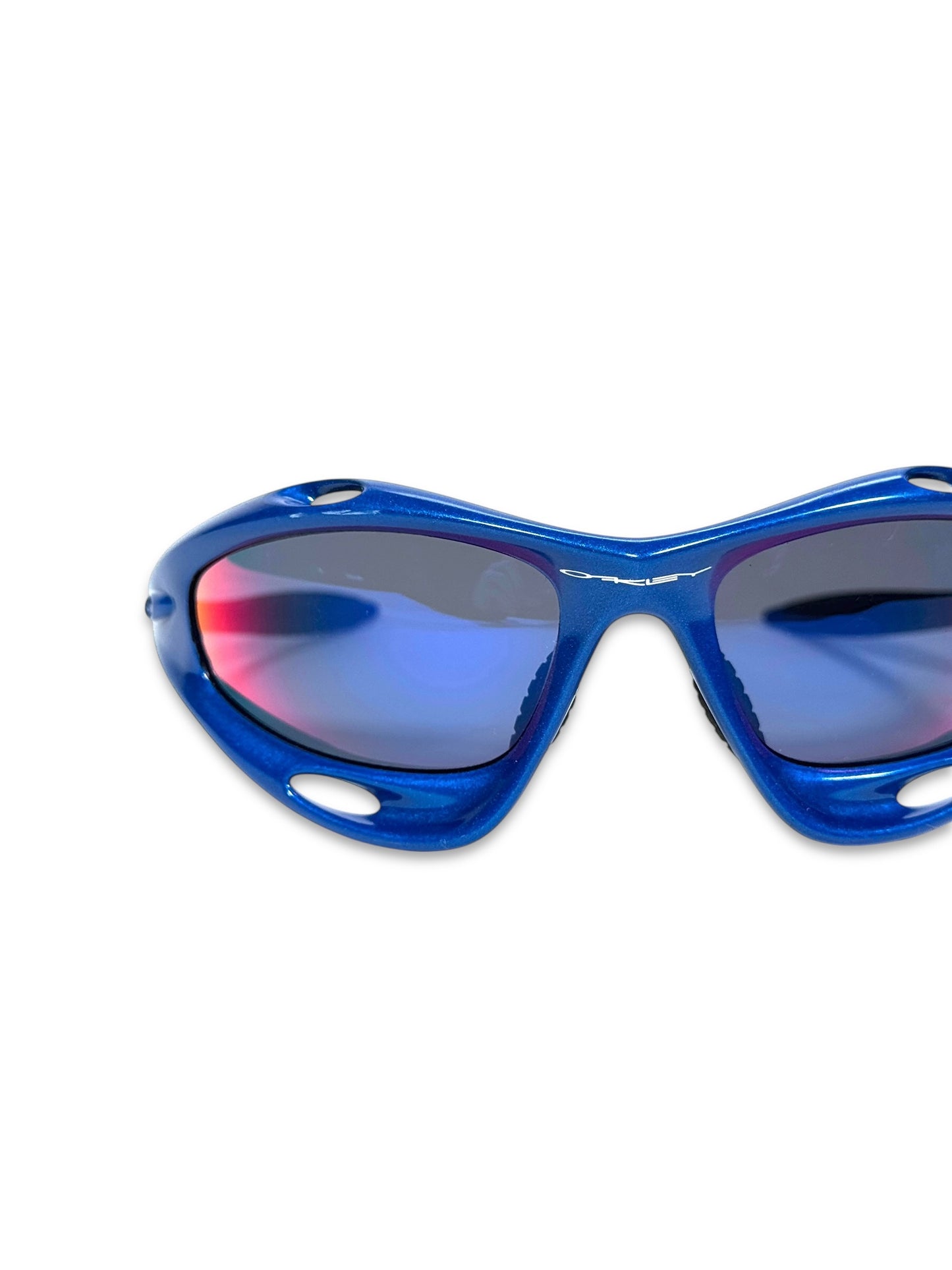 Oakley Racing Jacket Blue/Red Sunglasses